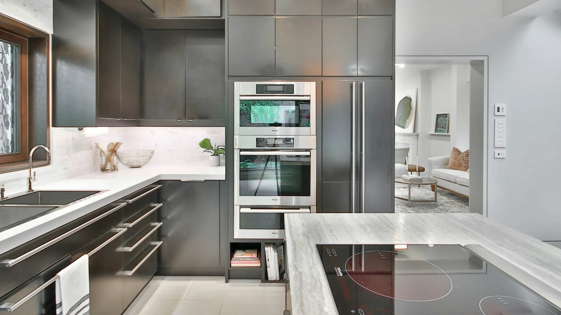 Completed kitchen remodeling project